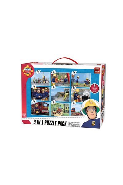 King Puzzle 9in1 Fireman sam