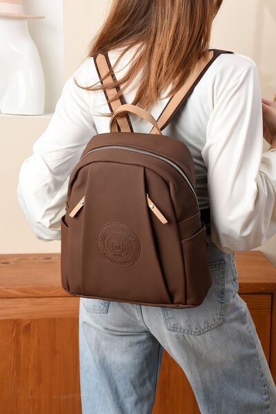 Just Polo EU Original Just Polo 9 Compartment Large Size Women's Backpack 6026 Brown