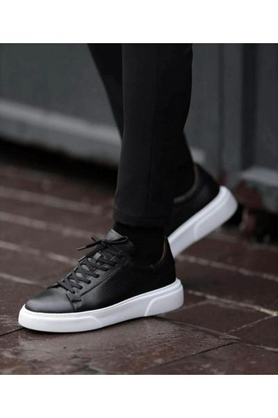 Taşpınar Ayakkabı Taşpınar 100% Genuine Leather Orthopedic Lightweight Men's Comfortable Daily Sweat-Free Large Size Sneaker 38-47