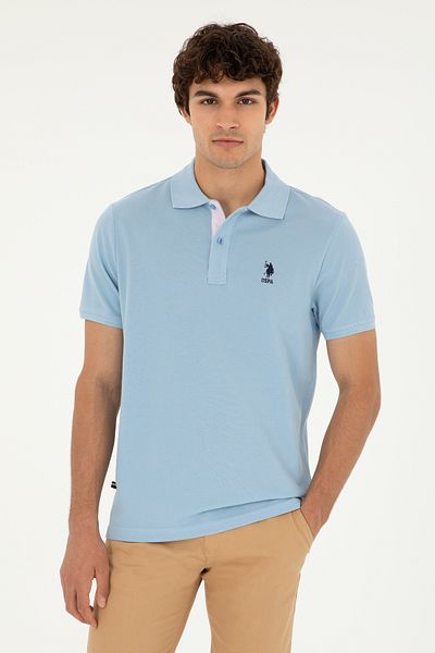 U.S. Polo Assn. Men's Light Blue Polo Shirt