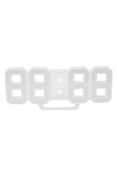 Generic Decdeal Multi-Functional LED Digital Alarm Clock White