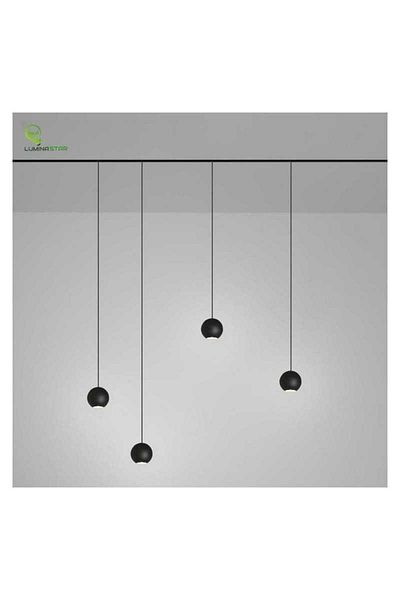 Jiju Globe pendant chandelier Magnetic metal TITAN 5W With JIJU® 4000K LED