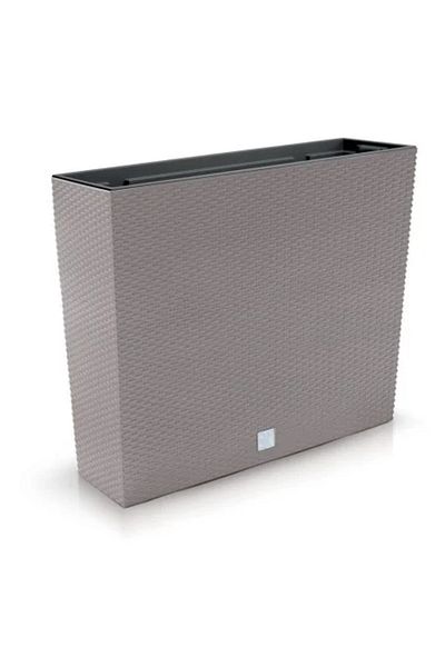 Prosperplast Decorative planter, rattan imitation, brown, 58 x 18 x 49.8 cm, Rato Case