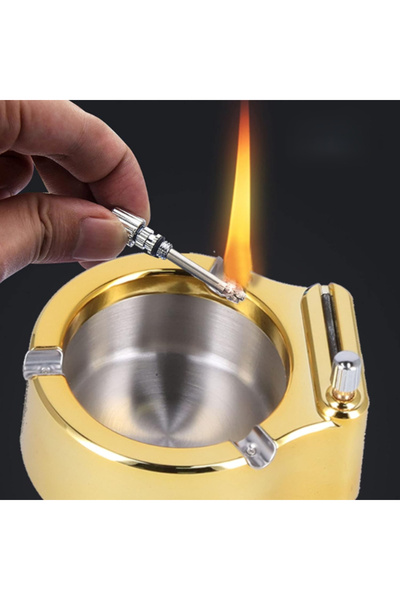 Anemore Collection Metal Matched Ashtray