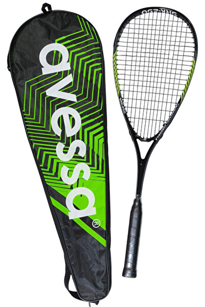 AVESSA Karbon Alüminyum Alışımlı Squash Raketi - Aerodinamik - Dengeli Ağırlı...