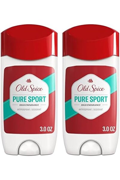 Old Spice مزيل عرق ومضاد للتعرق للرجال، عالي التحمل، بيور سبورت إنفيزيبل صلب، برائحة الليمون