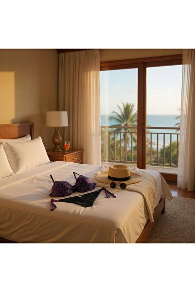 TooHot Women's Black Brazilian Push-Up Bikini Set