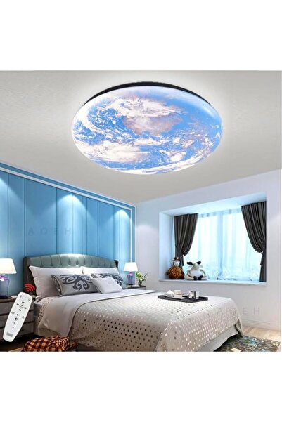 Sueva Lustra LED Plafoniera, D50cm Pamant, 80W lumina calda, rece si neutra