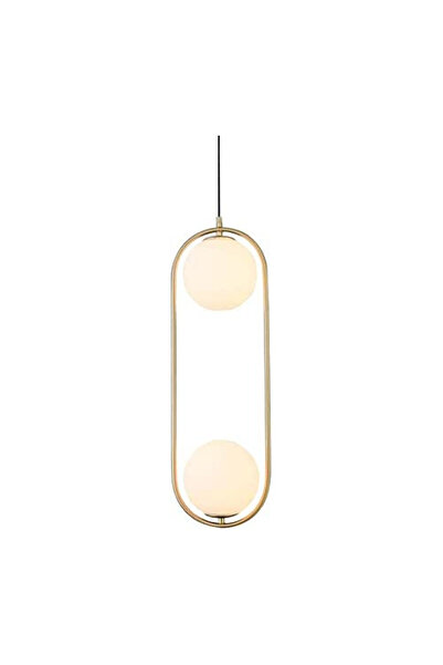 Sueva Lustra Pe Calbu Moderna Cu Glob Mat Alb E27 maxim 60W