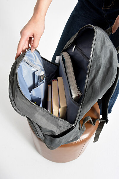 H&D COLLECTİON Unisex School Bag Multi Compartment Backpack