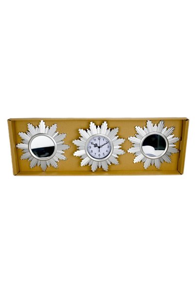Generic Wall Clock Set Of 3, Wall Clock Round Antique Vintage Style Decorativ...