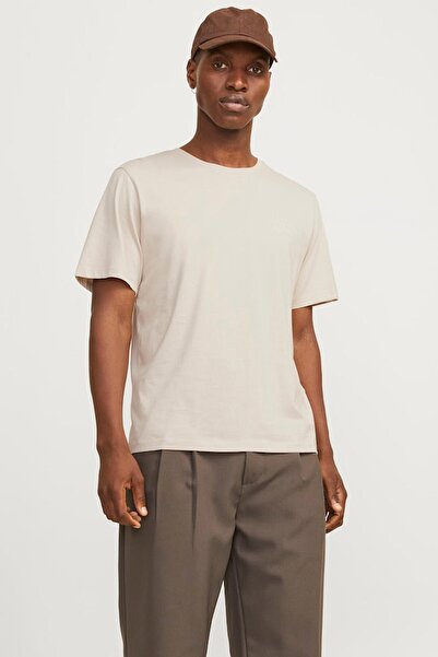 Jack & Jones تي شيرت رجالي بشعار جاك آند جونز Jjecorp