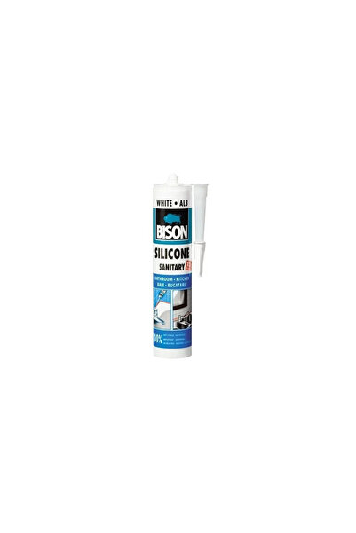 Bison Alb silicon Sanitar 280 ml