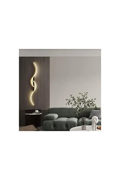 Jiju Aplica LED JIJU® 100cm Bar Minimalist Negru+Gold Moderna 52W, 3 Tipuri De Lumina