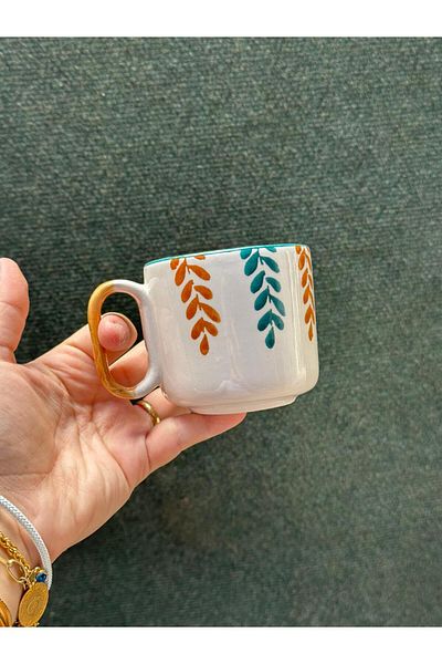 CeM Porselen Patterned Tea Cup Mug