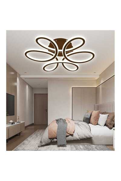 edc Lustra LED Maro cu Telecomanda wifi 2.4G cu 3 functii lumina/rece/calda/n...