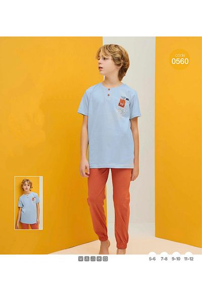 LARICE Boys' short-sleeved pajamas