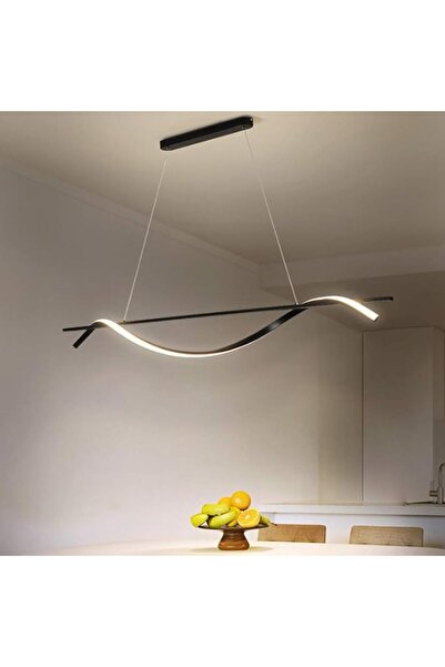 Jiju 30W Minimalist LED Chandelier, 2.4G WiFi Remote Control 3 Lights Dimmable