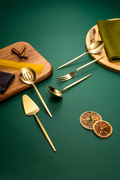 Fecra Pure 5 Piece Service Set Gold