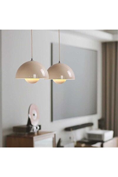 Sueva Lustra Pe Cablu Crema E27 maxim 60w/bec Metal Diametru23cm