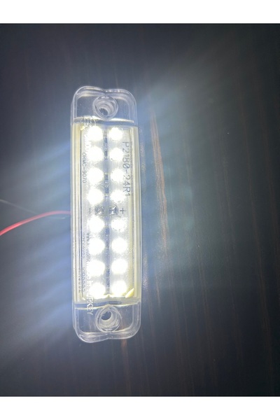 KIR OTOMOTİV 16 lı çiftli parmak led 12.24 volt uyumlu beyaz