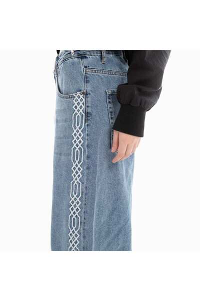 Flashmobnation Embroidery Jeans for Women