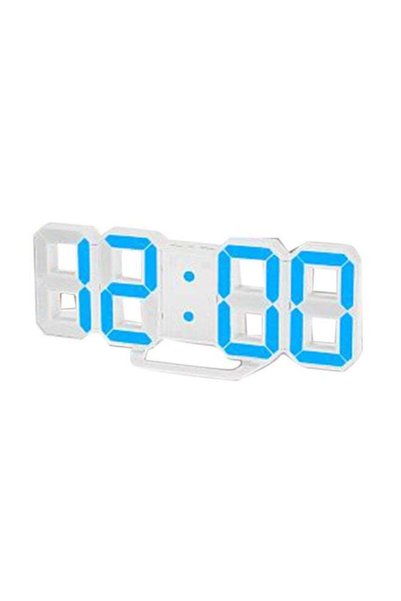 Generic LED Digital Wall Clock Clear 212x83x35mm