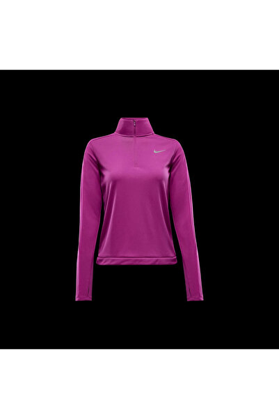 Nike Dri-Fit Pacer Kadın Mor Sweatshirt