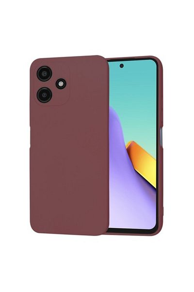 Tim Protective Case for Xiaomi Noble Redmi 12 5G, Timacon Unit, SoftFlex, G30, Fabric, Plum Noble Red