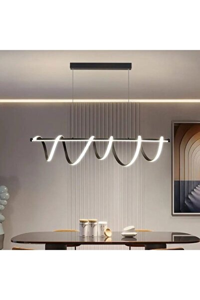 Sueva Lustra LED Negru 94W cu Telecomanda lumina/rece/calda/neutra