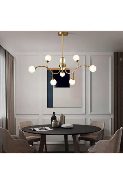 Sueva Lustra LED Modern Magic Beans Glob Mat G9 5W x 9Buc Lumina neutra