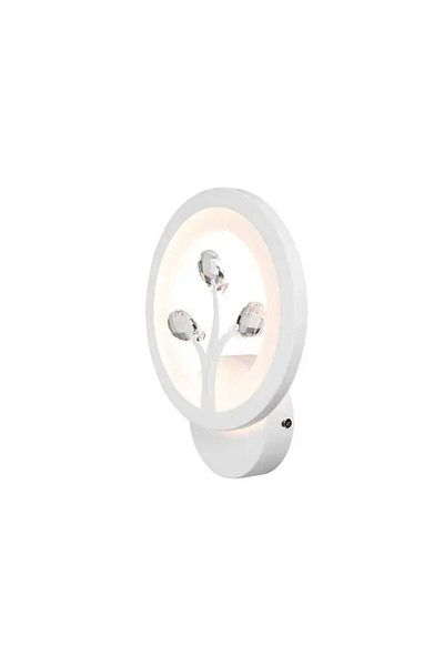 Alista Home Aplica LED DAISY, 13 W, Cool/Warm/Neutral Light, White with Crystal