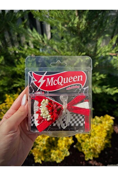 Merit Flower Mini Buket, Şimşek McQueen Çiçek Buketi, Love Flowers, Sevgiliye...