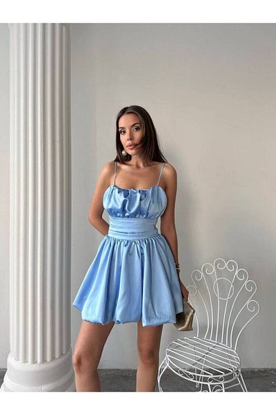 MAXMOOR Luna Mini Dress 3050 - Blue