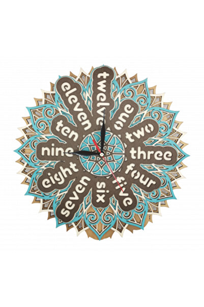 OEM Ceas de perete multistrat Mandala