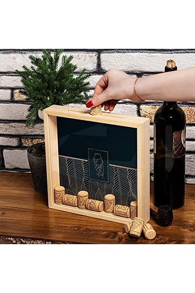 AC BOX Wine Cork Collection Box Ac Box 861931