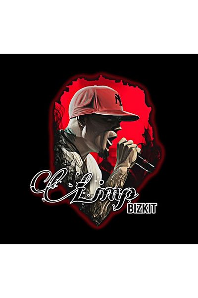 fame-stoned Limp Bizkit Printed Unisex 100% Cotton Black T-Shirt
