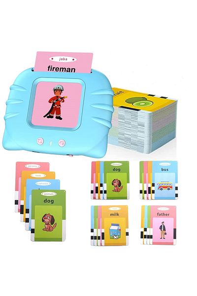 MNS Montessori educational toy for children, interactive English learning game with 224 words and 112 il