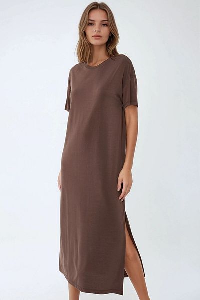 Hiccup Relaxed Cut Midi Dress