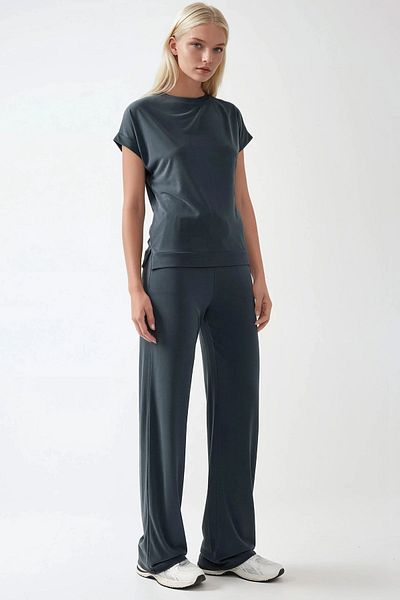 Hiccup Soft Touch Wide Leg Trousers