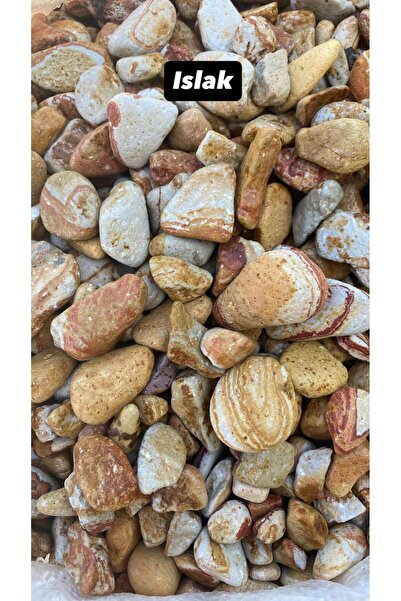 Erdönmez Peyzaj - Dolomit Sarı Çizgili Renkli Taş ( 1-3 cm. Boy / 3 kg. ) Bah...