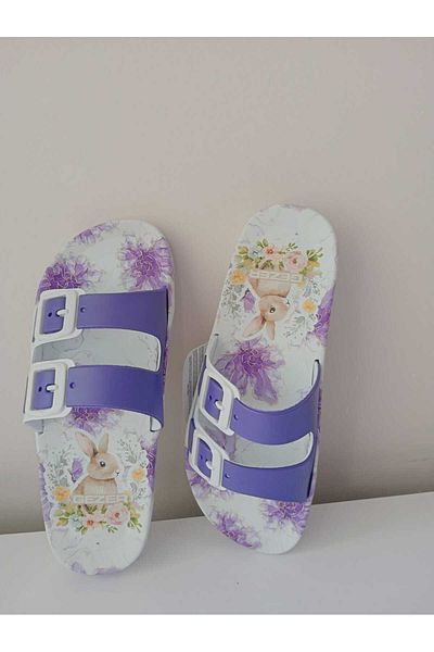 GEZER Rabbit Vu Swan Patterned Slippers