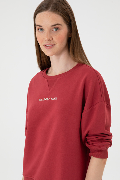 U.S. Polo Assn. Women's Cherry Sweatshirt 50313562-Vr223