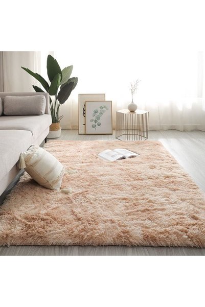 Generic Large Area Rugs Super Soft Fluffy Tie Dye Rug Modern Indoor Fuzzy Carpet