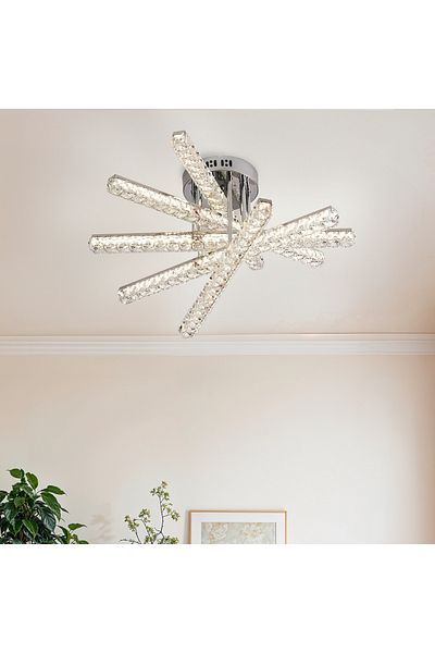 Alista Home LED Chandelier with Remote Control LUELLA, 64W, 5 Elements