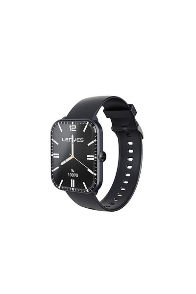 Lenyes LW-218 Smart Watch with TFT Display, Compatible with iOS and Android - Black