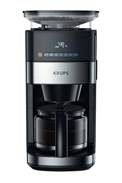 AyrStore KM8328 Grind aroma kahve makinesi, öğütücülü | 24 saat zamanlayıcı | 180 g çekirdek kabı |