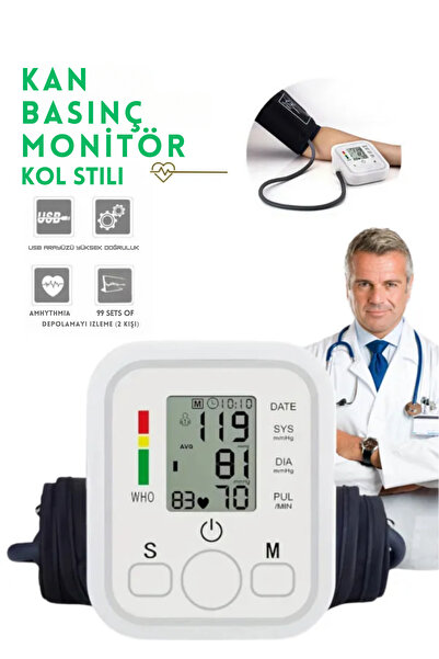 Teknoşık Elektrikli Tonometre Kol Tansiyon Aleti – Dijital Nabız & Kalp Atış ...