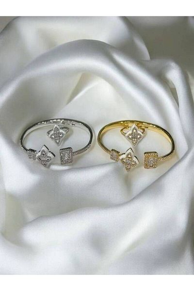 Generic Zircon bangle with a Frey Zeiss ring and a luxurious box
