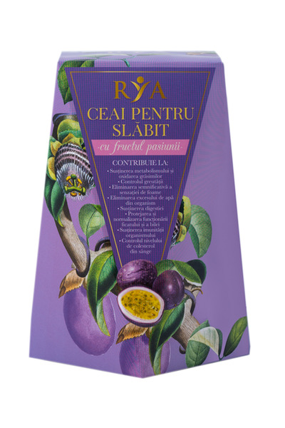RYA Ceai pentru slăbit, RYA, Fructul Pasiunii, 60g